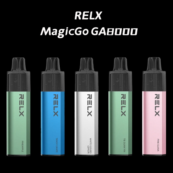 RELX 悅刻 GA8000 拋棄式電子煙 | 陶瓷芯、透明油倉免充電 | 台灣現貨正品